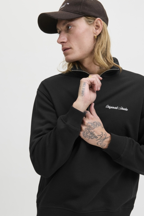 Jack & Jones jornorrebro emb sweat high neck sn